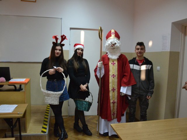 Wizyta Św. Mikołaja w naszym liceum 