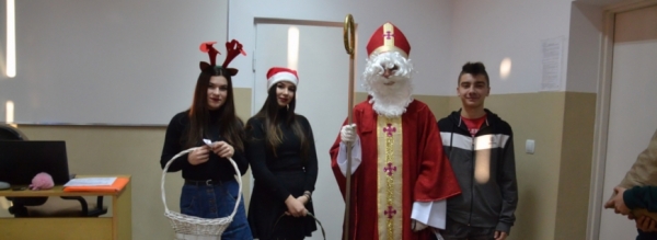 Wizyta Św. Mikołaja w naszym liceum