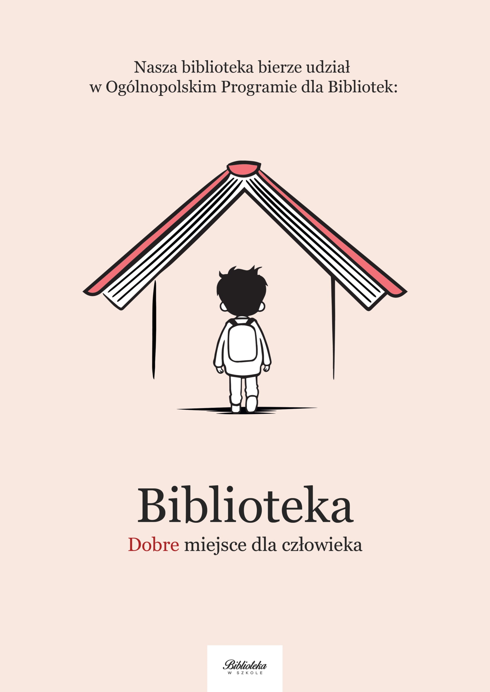 plakat A4 Biblioteka dobre miejsce dla projekt 1