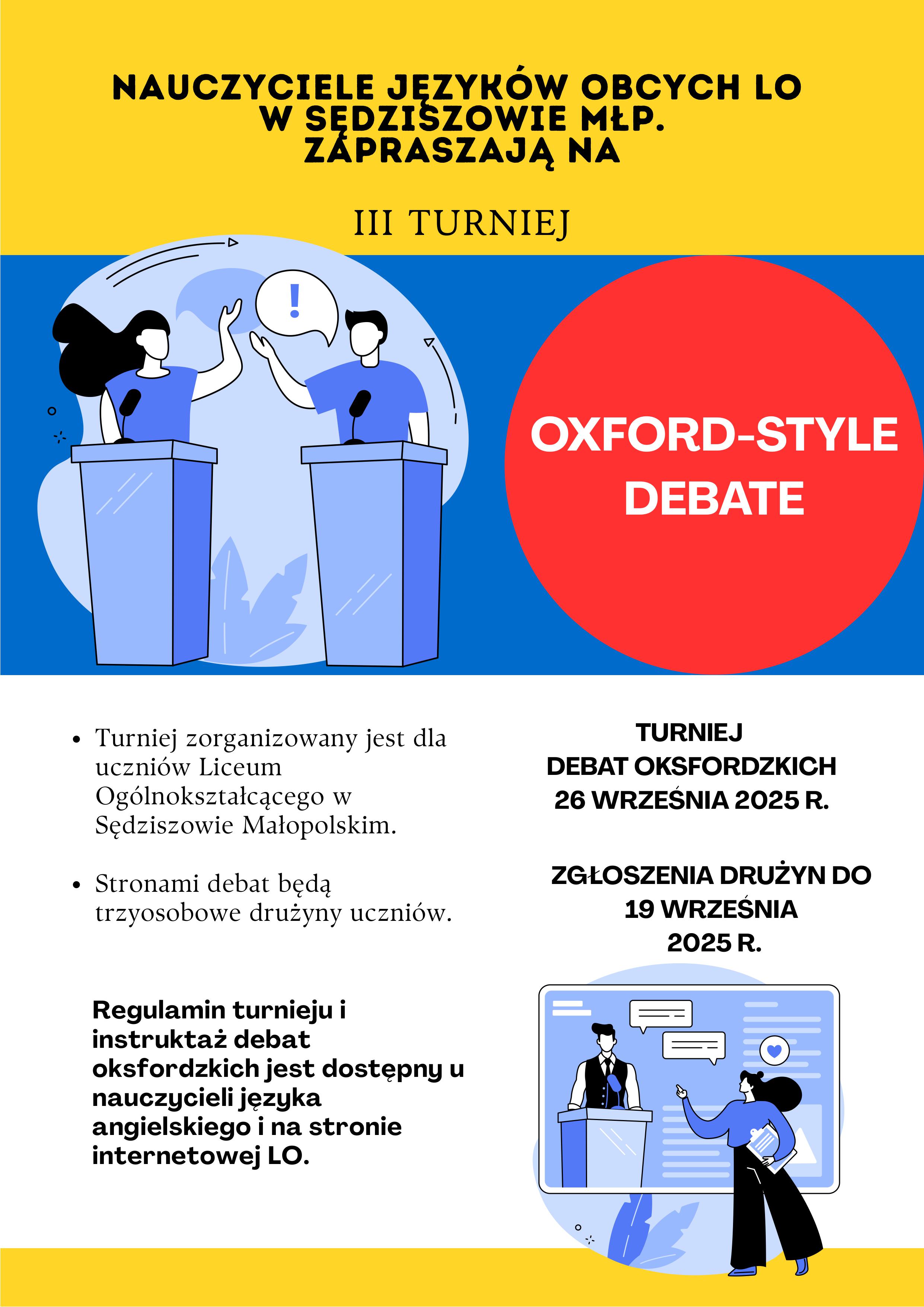 debaty plakat