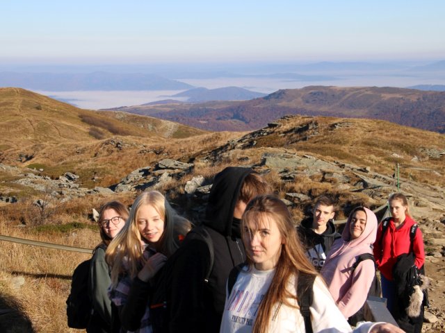 Wycieczka klasy 1d w Bieszczady - październik 2018