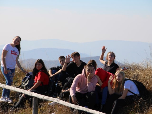 Wycieczka klasy 1d w Bieszczady - październik 2018