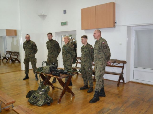 Wizyta przedstawicieli 33. Batalionu Piechoty Lekkiej w Dębicy