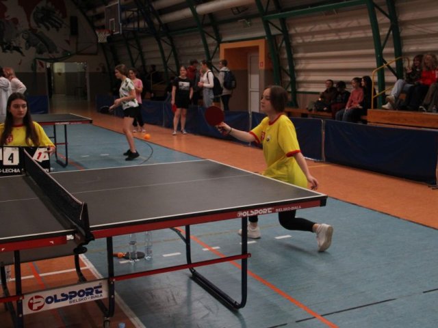 Zawody w tenisa stołowego dziewcząt i chłopców w ramach Licealiady