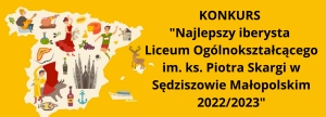 Najlepszy iberysta Liceum Ogólnokształcącego im. ks. Piotra Skargi w Sędziszowie Małopolskim 2022/2023