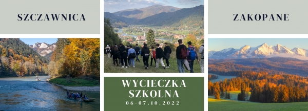 Wycieczka szkolna Szczawnica- Zakopane 2022