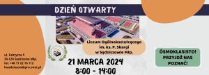 21 marca - Dzień Otwarty Szkoły