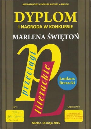 Sukces Licealistki z Sędziszowskiego Ogólniaka