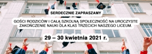 Uroczystość zakończenia zajęć dla uczniów klas trzecich